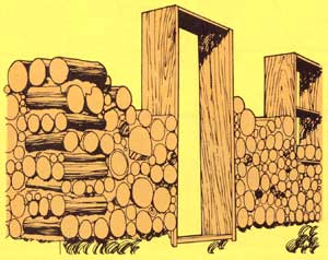 Cordwood Homes Construction Tips Image